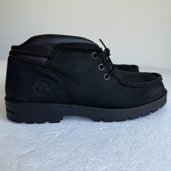 Timberland Newtonbrook Moc Toe Chukka Black Men’s Shoes A28F9 Size 9.5
